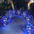 Anordsem Solar Lights Outdoor Waterproof: Garden Light Solar Powered for Yard Outside - Fireworks Lamp Colorful Lighting Path Decor 8 Pack - LED Sparkler DIY Decorating Gifts for Women Mom Wife