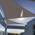 SUNNY GUARD Custom Size 14'x14'x19.8' Brown Sun Shade Sail Right Triangle UV Block Shade for Backyard Yard Patio Deck Garden(Customized)