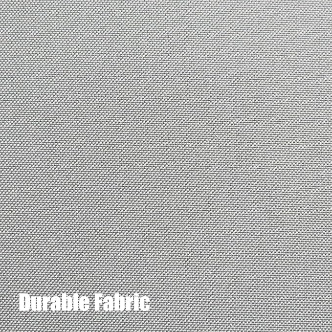 BONZER Outdoor Curtains for Patio Water Resistant Heavy Privacy Light Filtering Grommet Outside Curtains for Porch, Pergola, Gazebo, 1 Panel, 54W x 120L inch, Silver