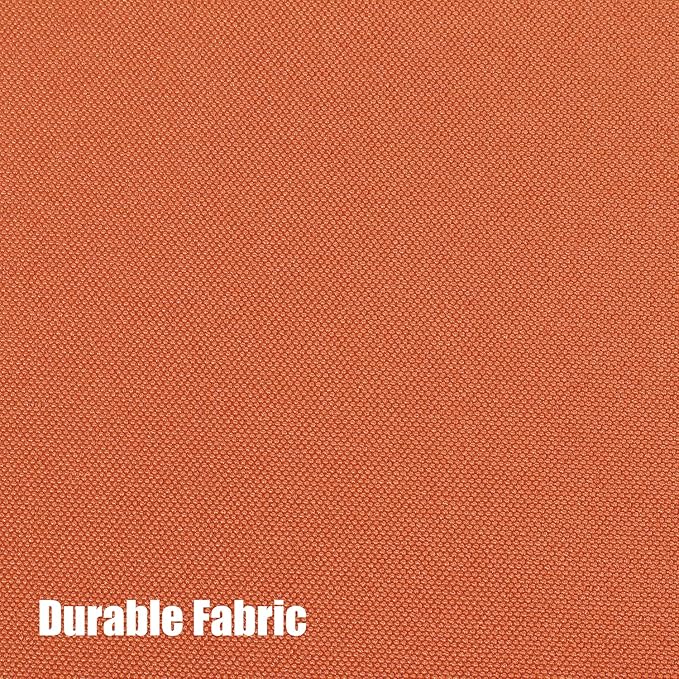 BONZER Outdoor Curtains for Patio Water Resistant Heavy Privacy Light Filtering Grommet Outside Curtains for Porch, Pergola, Gazebo, 1 Panel, 54W x 84L inch, Mecca Orange