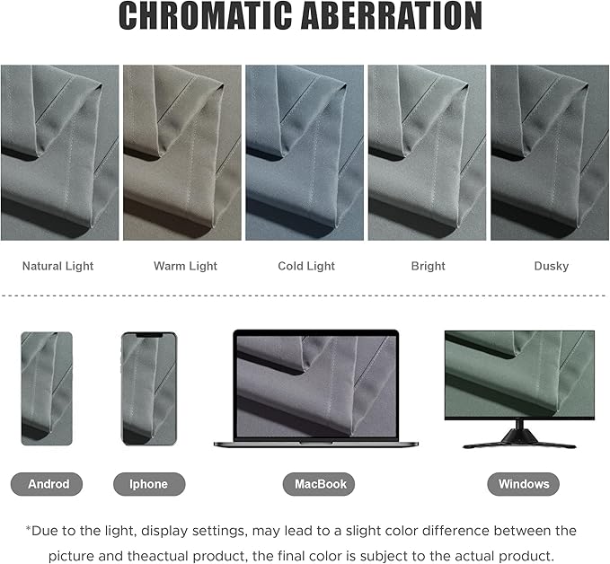 BONZER Outdoor Curtains for Patio Waterproof Thick Privacy Grommet Light Filtering Outside Curtains for Porch Pergola Gazebo Deck, 1 Panel, 54W x 108L inch, Grey