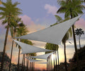 Amgo 20' x 20' x 20' Grey Triangle Sun Shade Sail Outdoor Canopy Awning UPF50+ AGTAPRT12, 95% UV Blockage, Water & Air Permeable, Commercial Standard Heavy Duty (We Make Custom Size)