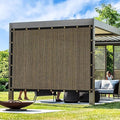Artpuch Outdoor Pergola Shade Cover 11x20 FT Sun Shade Cloth with Grommets Mocha 90% UV Protection Canopy Patio Privacy Screen (Customized Available)