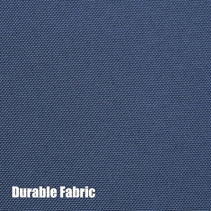 BONZER Waterproof Outdoor Curtains for Patio Porch Pergola Cabana Thick Privacy Wide Grommet Indoor Curtains for Bedroom Living Room, 1 Panel, 110W x 108L inch, Navy