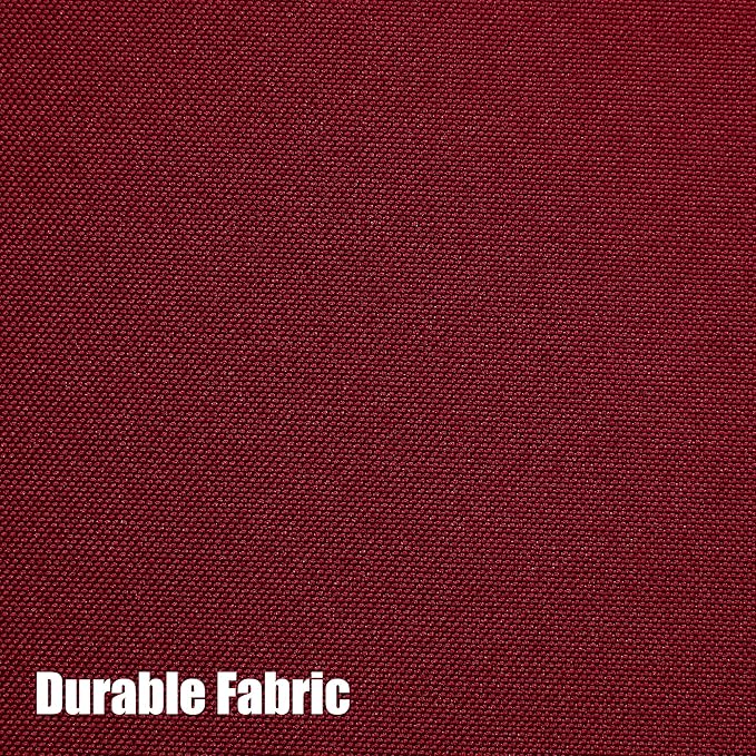BONZER Outdoor Waterproof Curtains for Patio Privacy Grommet Light Filtering Outside Curtains for Gazebo, Porch, Pergola, Pavilion, 1 Panel, 54W x 108L inch, Red